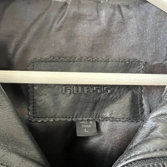 Vintage Guess Ponyhair Leather Jacket - Picture 4 of 9